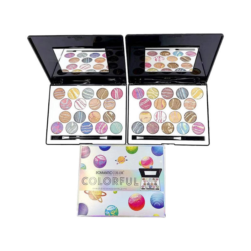 COLORFUL BAKED EYESHADOW PALETTE|18 SHADES EYESHADOW PALETTE