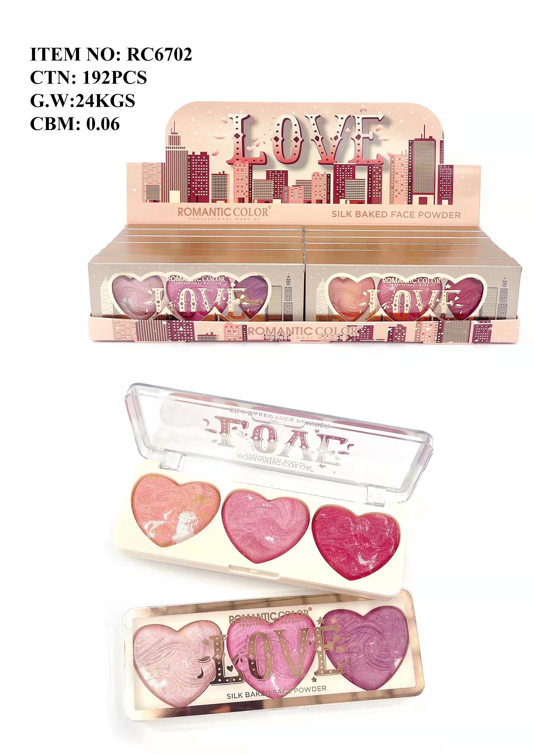 ROMANTIC COLOR LOVE|ROMANTIC COLOR BLUSH&CONTOUR POWDER