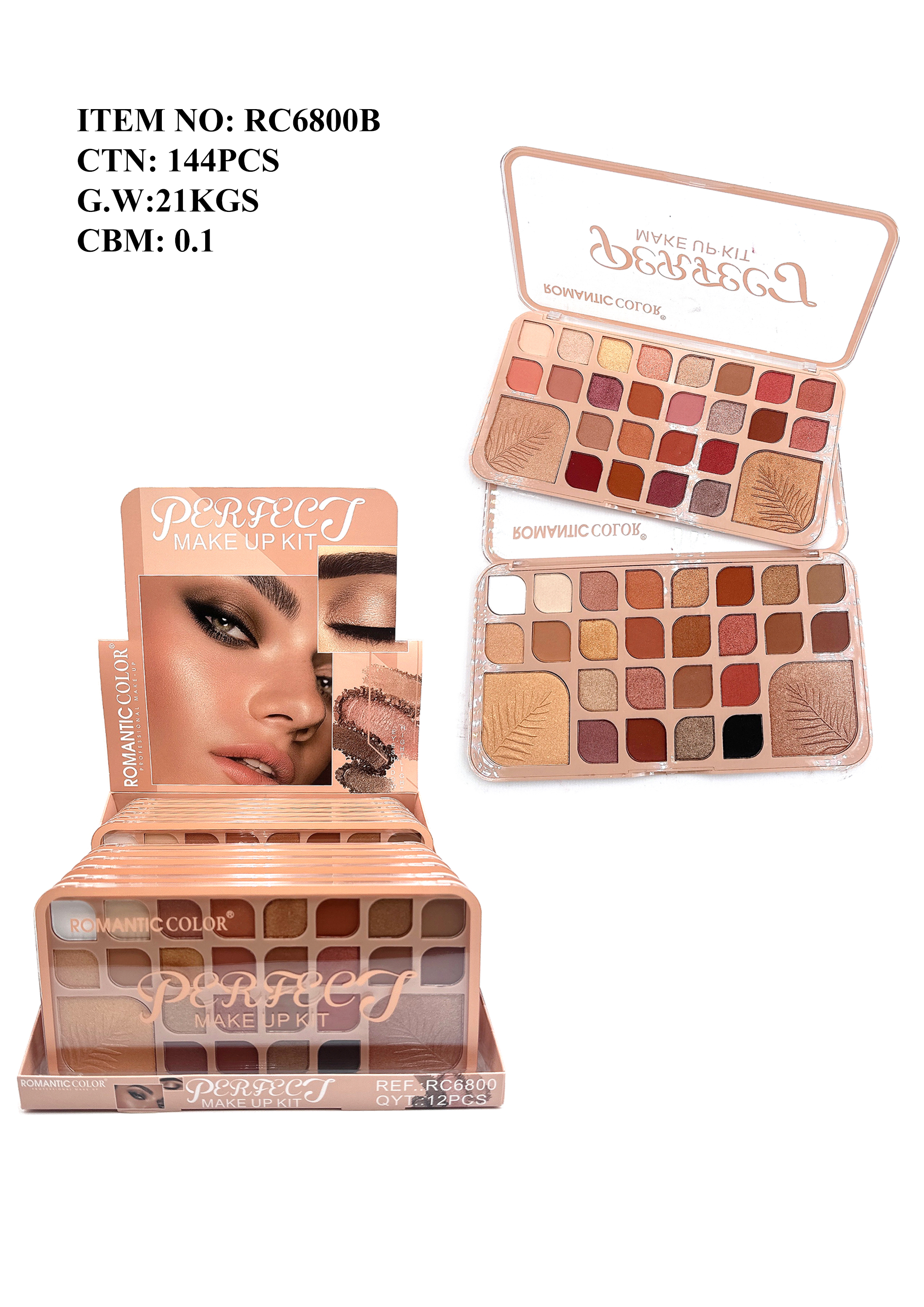 ROMANTIC COLOR PERAECY EYESHADOW PALETTE|26 COLORS EYESHADOW PALETTE