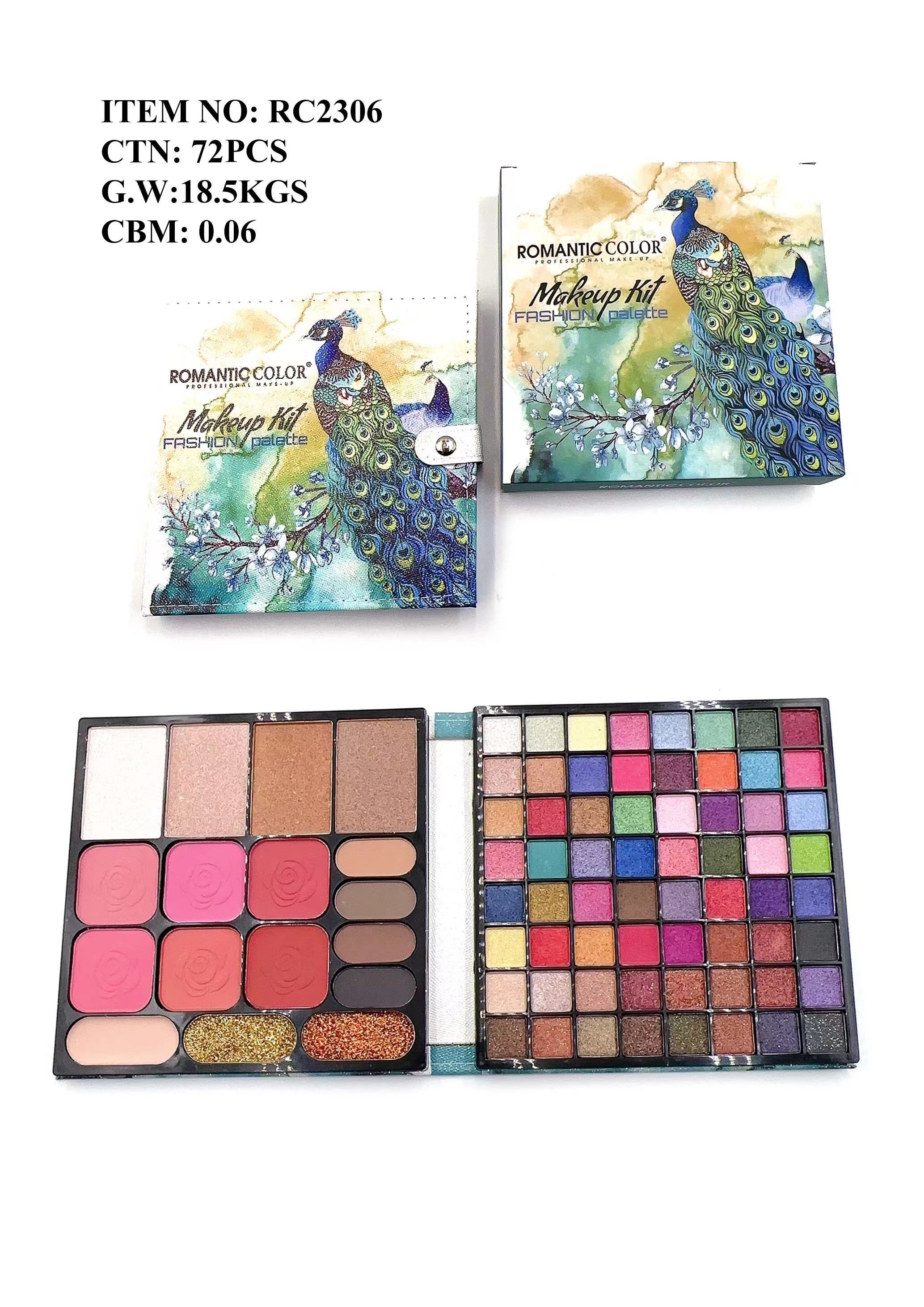 ROMANTIC COLOR MAKEUP KIT FASHION EYE&FACE PALETTE